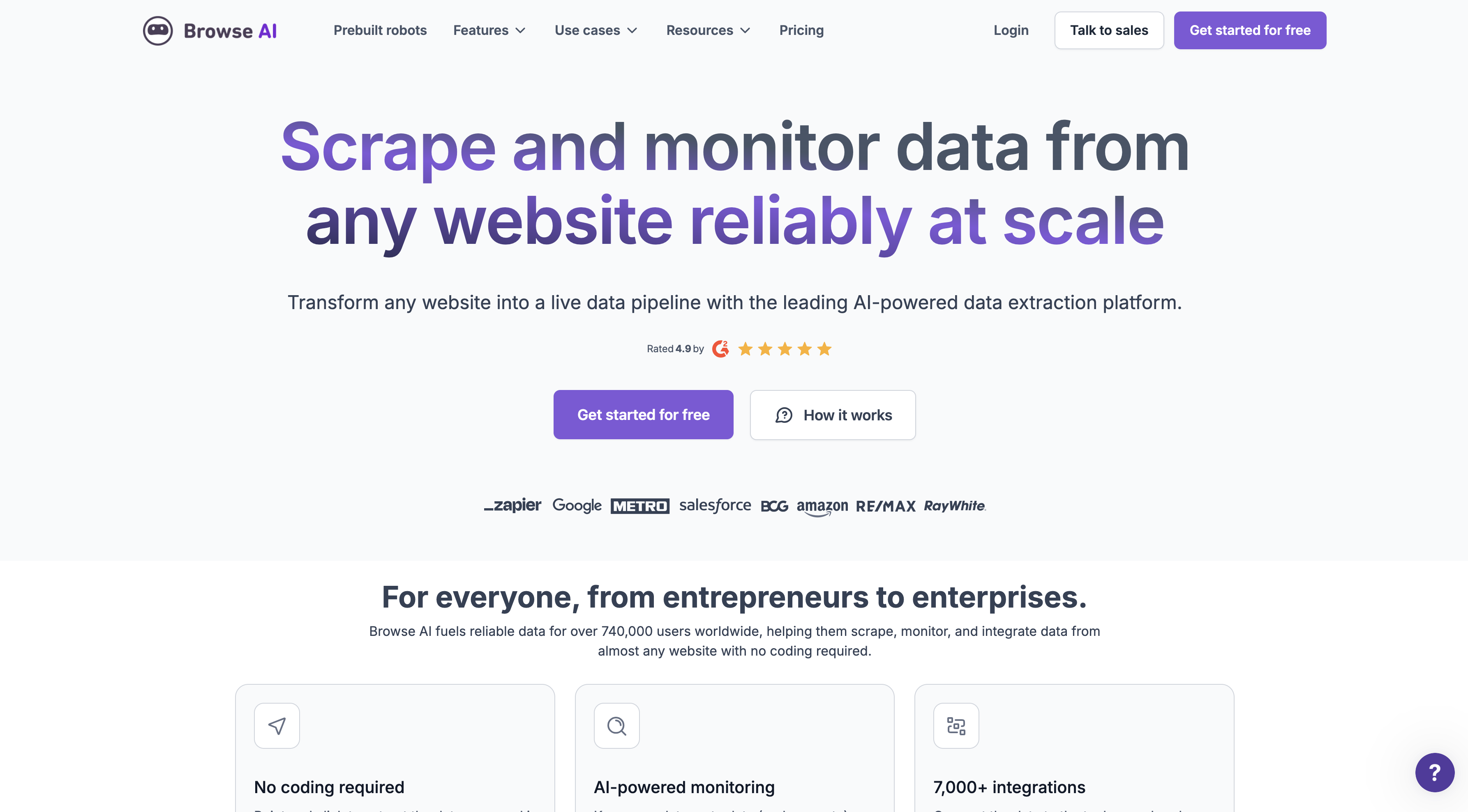 Browse AI — No‑Code Web Data Extraction & Monitoring Platform - AItrendytools